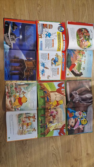 Zestaw bajek dla dzieci Disney, Reksio, Smerfy i inne