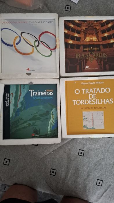 13  livros de selos dos correios NOVOS