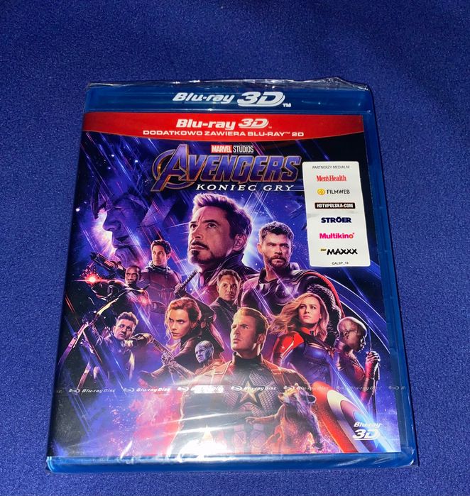Zestaw Marvel 2D+3D Blu-Ray PL