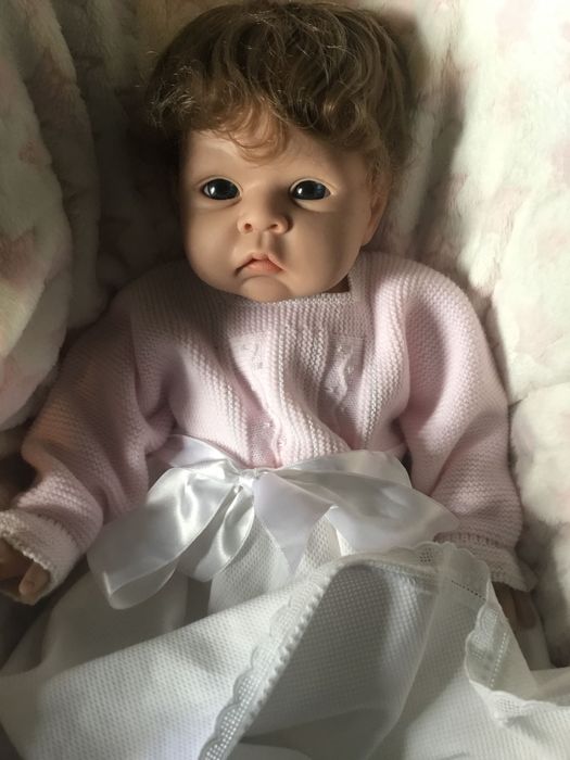 Boneca bebé reborn, silicone sólido, maleável