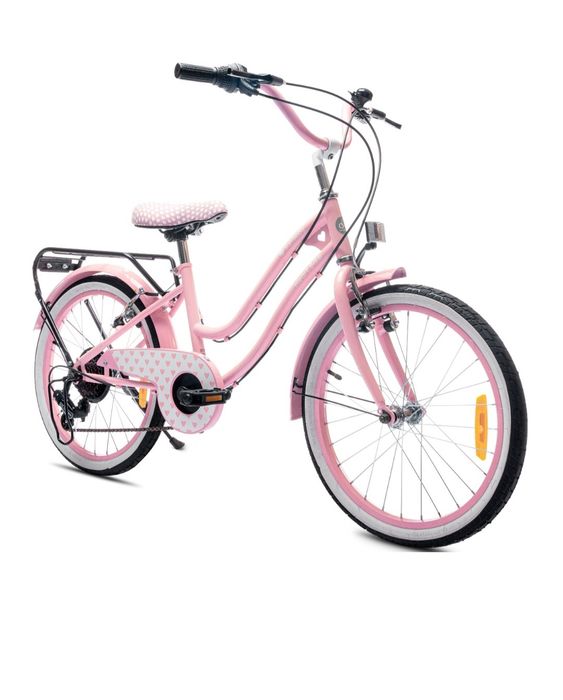 Rower dziecięcy SUN BABY Heart Bike 20 cali Shimano Różowy Wzrost: 120-135 cm Wiek: 6-8 lat