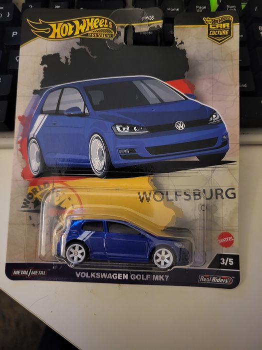 Volkswagen golf mk7 hot wheels premium  car culture real riders