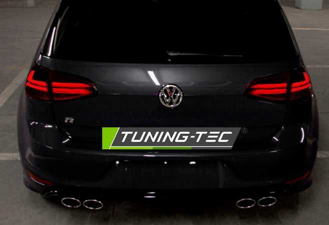 Lampy światła tył tylne VW GOLF 7 r.13+ TUNING LED BAR NEON RED NOWE