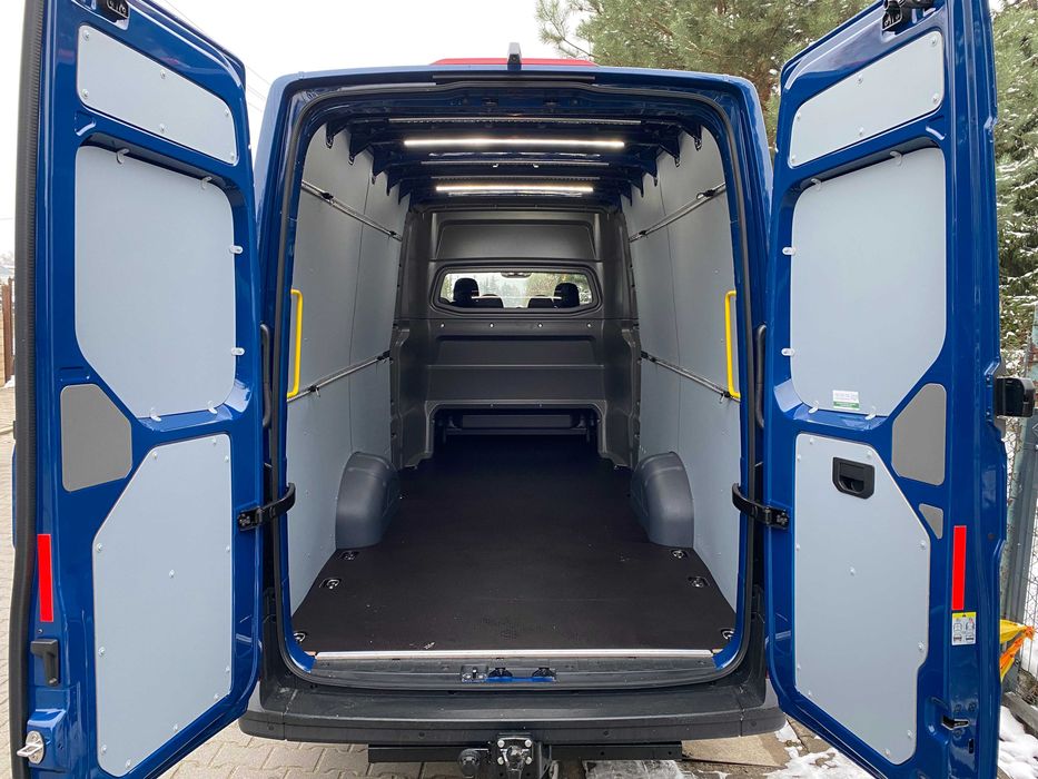Zabudowa Busa VW Crafter MAN TGE L4H3/H4 | Podłoga 9mm Brąz | Dostawa Gratis