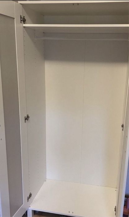 IKEA biała szafa dwudrzwiowa
