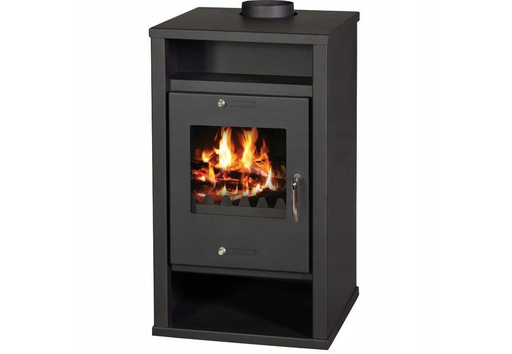 Piec kominek z płaszczem wodnym na drewno Deluxe B 12kW