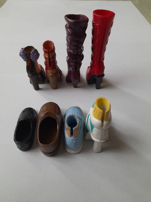 Mix zestaw komplet 8 butów bucików lalka Barbie Ken Doll My Scene shoe