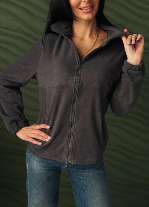 Флісова жіноча кофта на блискавці "Jacket", 42-56 р., 4 кол.