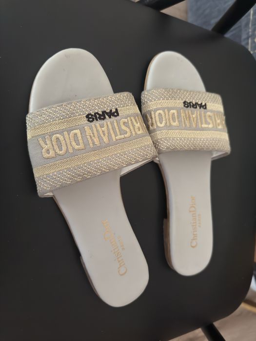 Christian Dior Paris klapki damskie rozmiar 36