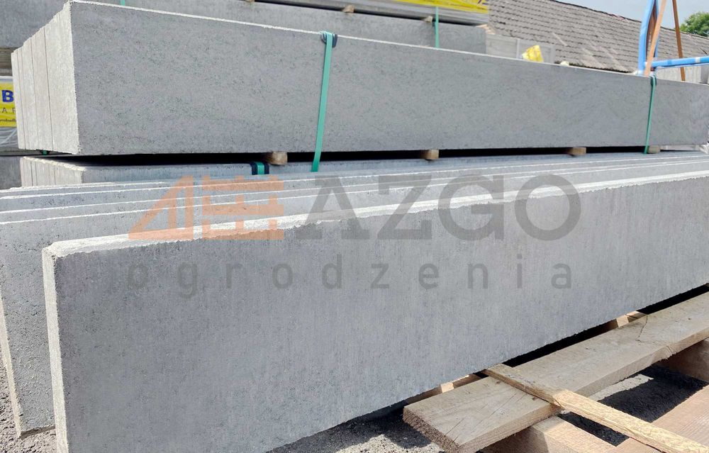 podmurówka płyta betonowa wibroprasowana gładka 30cm szara grafit