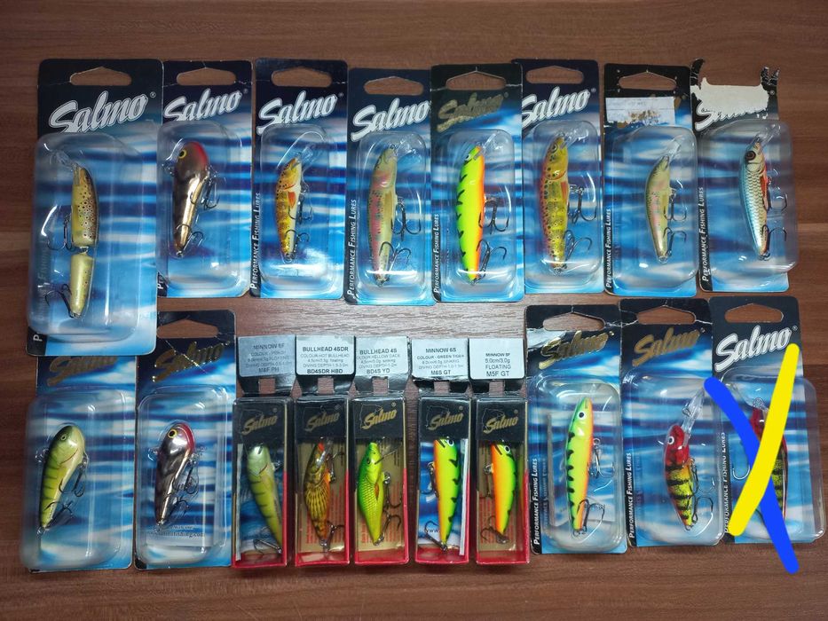 Woblery Salmo Executor Minnow Butcher Frisky Hornet inne