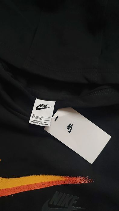 Худі Nike NSW double Swoosh black big logo (Розмір S)