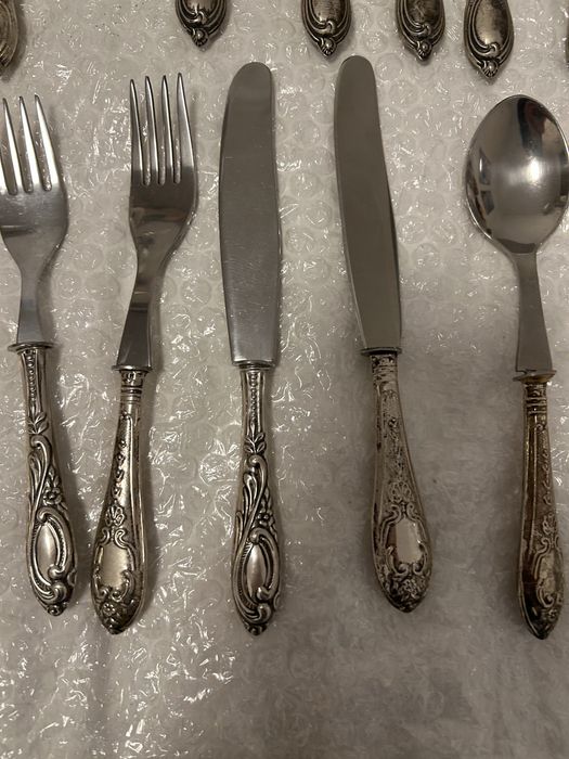 Conjunto talheres de prata