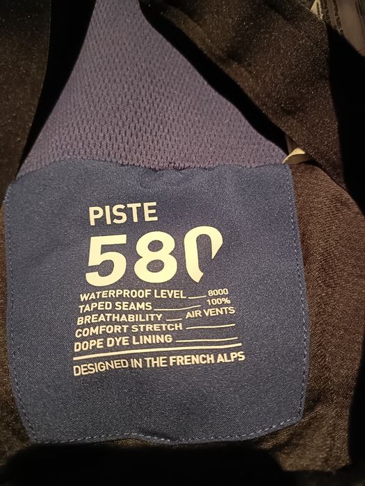 kurtka i spodnie narciarskie  męskie Decathlon wedza 580