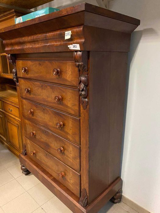 Piękna Komoda szyfoniera Biedermeier antyk drewniana FV DOWÓZ