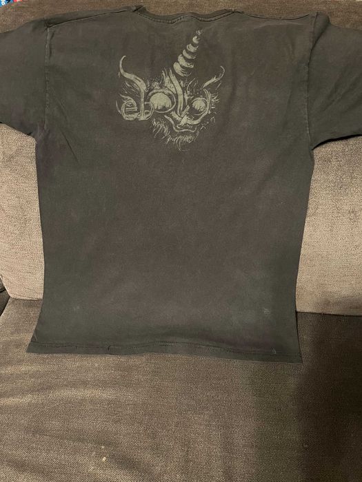T-shirt Mroczny kotek fosforyzujący - EBOLA wzór - UNIKAT !