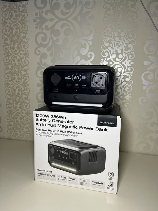 Зарядна станція Ecoflow River 3 plus wireless