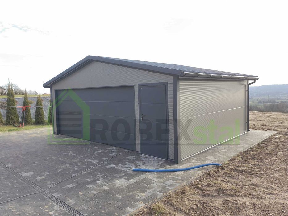 garaż ocieplany 7x5 płyta warstwowa brama segmentowa montaż cały kraj