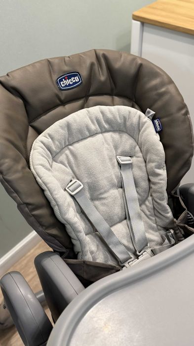 Стільчик для годування Chicco Polly Magic 3в1, беж-сірий, 0-3 роки