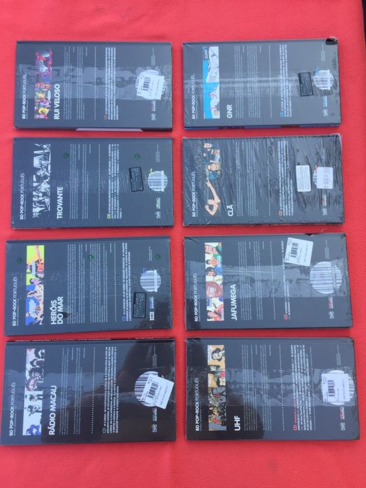 BD Pop Rock Português cd’s livros UHF GNR Heróis do mar