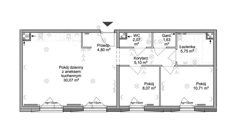Nowoczesny i cichy apartament 69 m² | ul. Abrahama | Bez prowizji