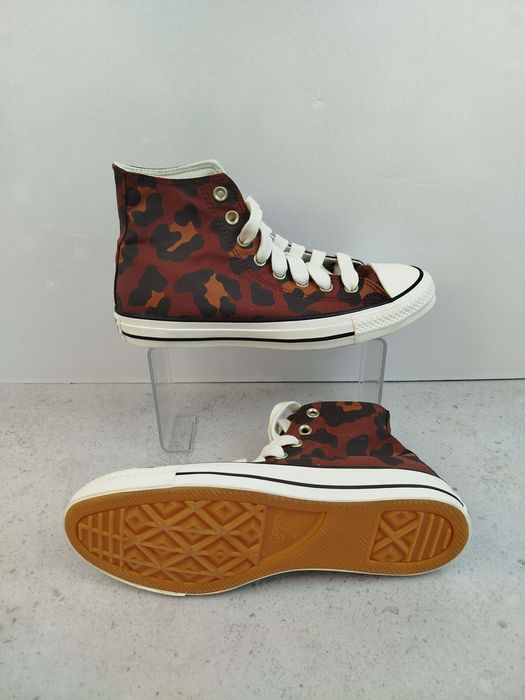 Buty Converse Ctas Hi Brown / Egret/Gold