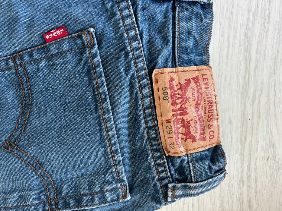 Krótkie spodenki Levis Strauss model 508 niebieskie
