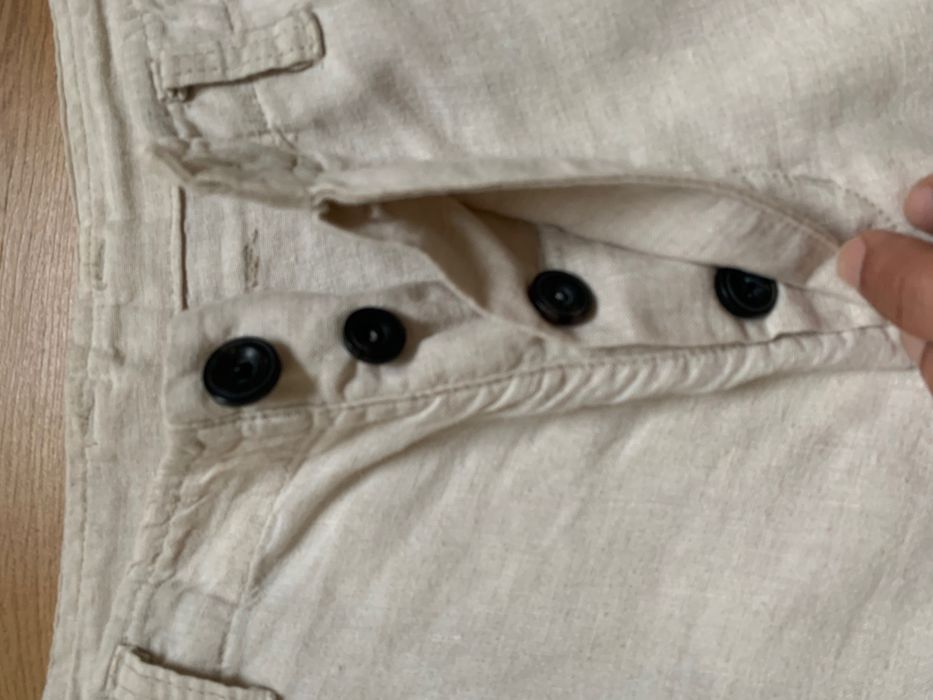 Calças 100% linho marca ZARA