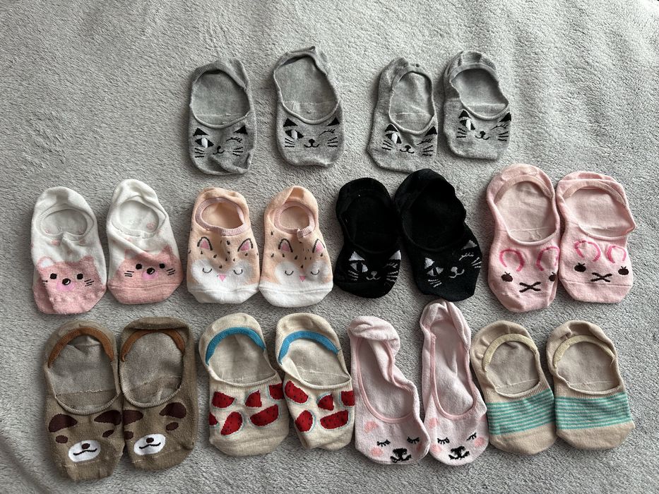 10 par skarpety damskie stópki