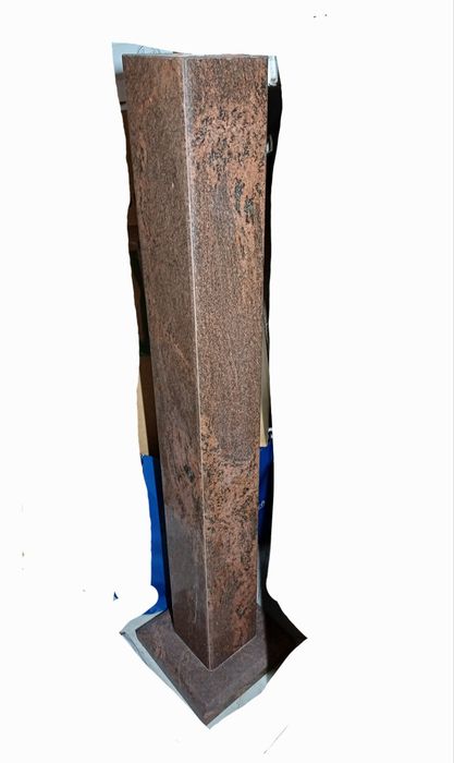 Bancada de pedra castanha