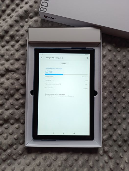 НОВИЙ! Планшет BDF H39 4/64 ГБ, 4G LTE, 10.1 дюйма, 6000 мАг