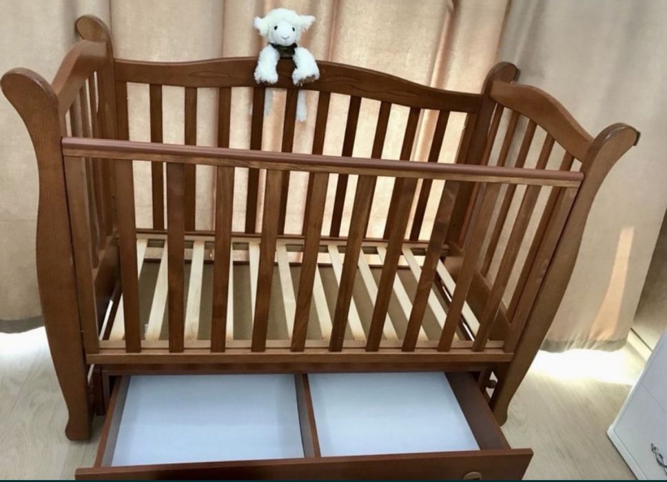 Кроватка ВЕРЕС модель СОНЯ ЛД-15 (ящик + маятник)