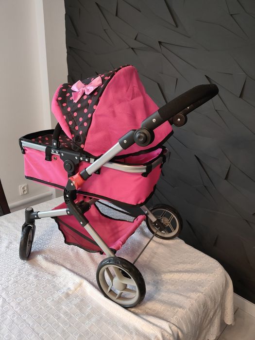 Wózek spacerówka dla lalek 2w1 Alice