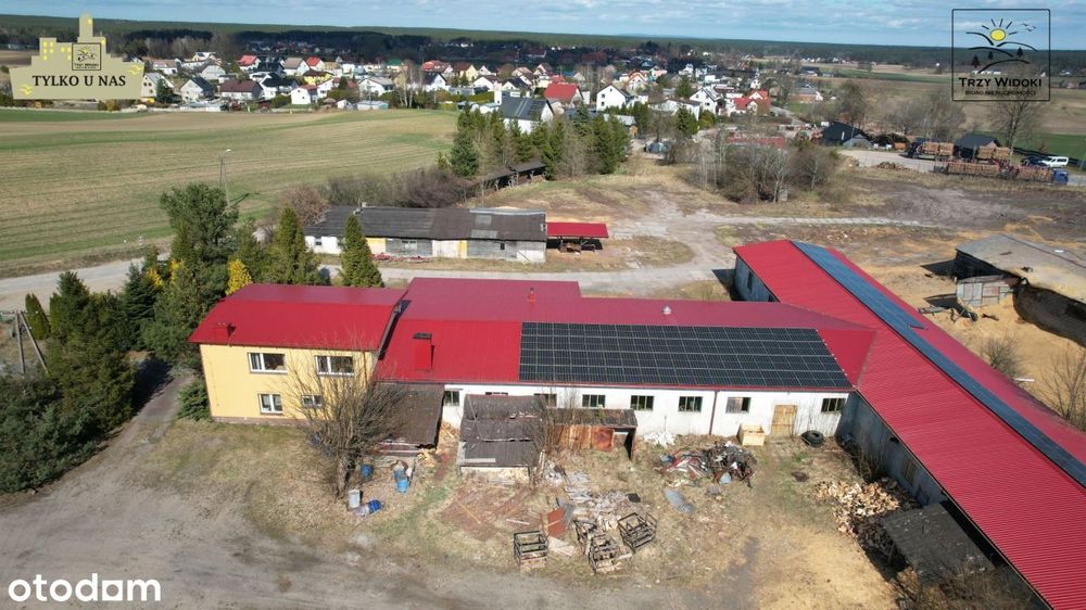 Atrakcyjny teren – przemysł – produkcja – skład budowlany