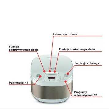 Multicooker Tefal Simply Cook Plus RK622130 nowy
