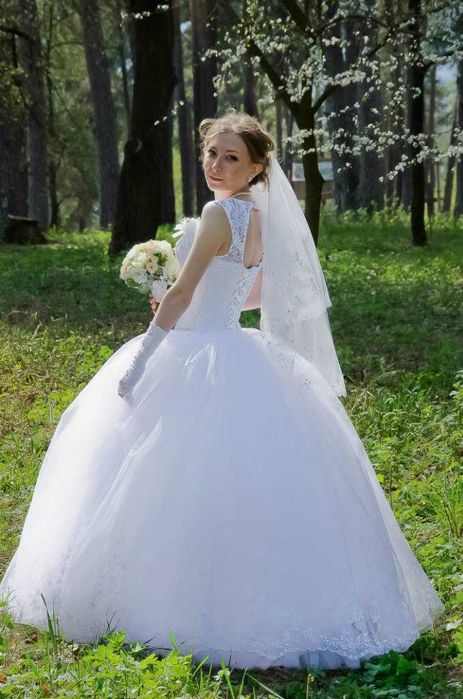 Свадебное платье 44р