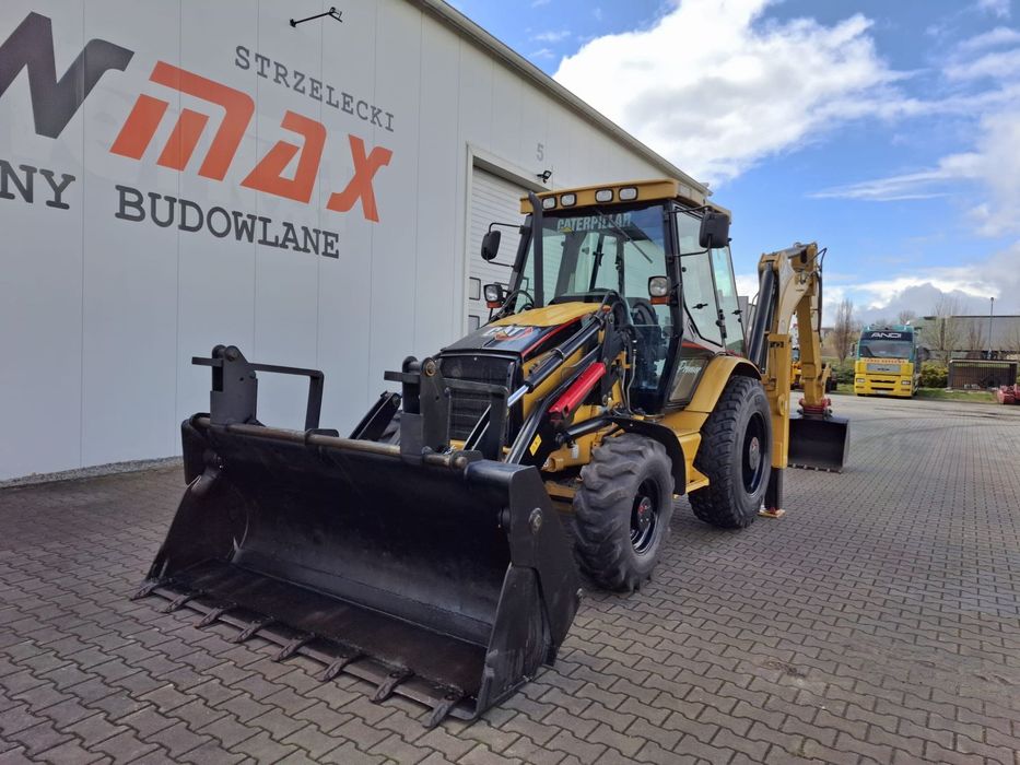 Caterpillar Cat 432D 442D  Koparko Ładowarka Fuul Opcja Yojstic