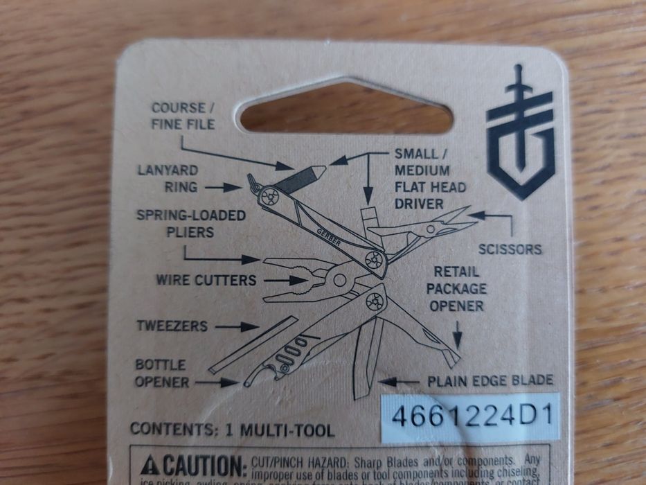 Multitool Gerber Dime 12 elementów Nowy