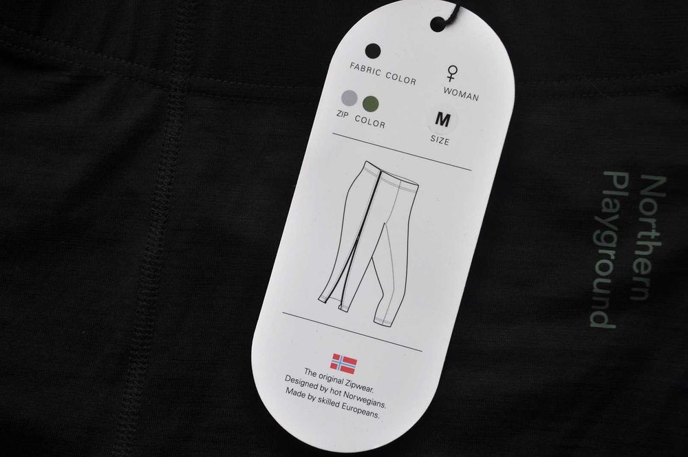 nowe spodenki Northern Playground ziplongs 3/4 wool merino M