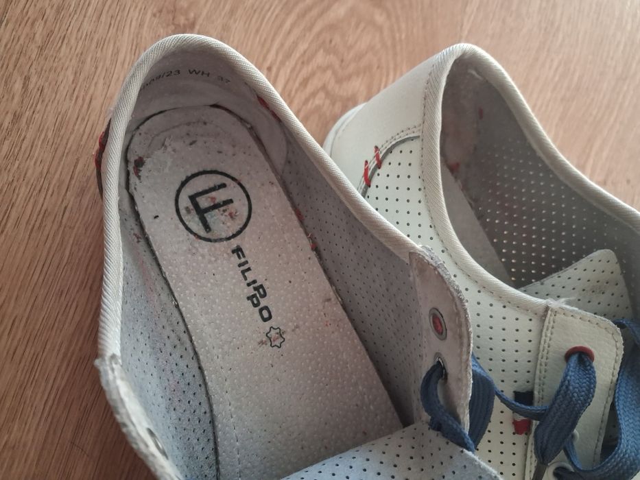 Skórzane trampki Filippo