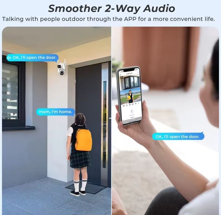 Câmara de Vigilância WIFI - Exterior Rotativa 10MP + Oferta Cartão