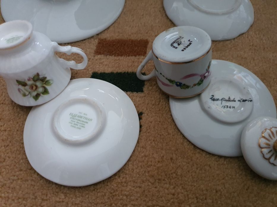 Chávenas Vintage Pintadas a Mão