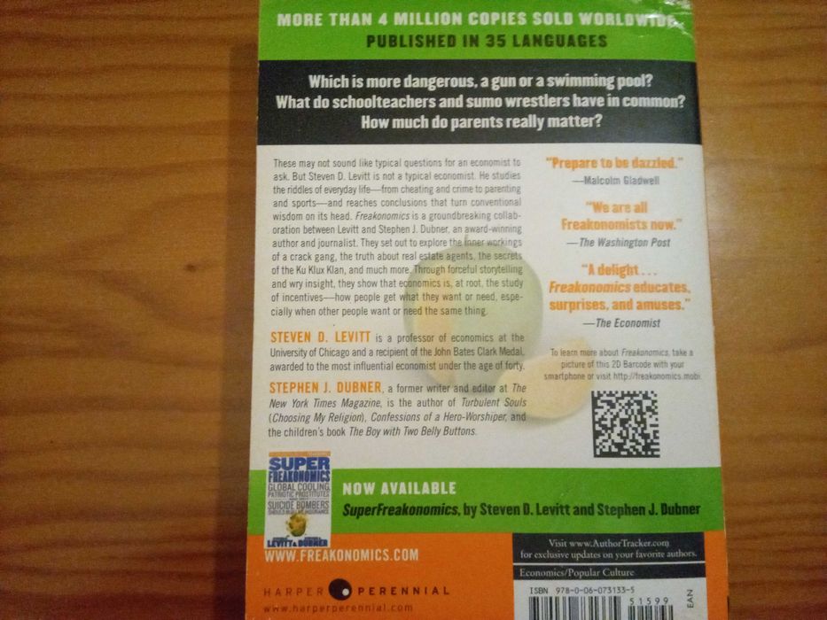 Freakonomics - Steven D. Levitt & Stephen J. Dubner