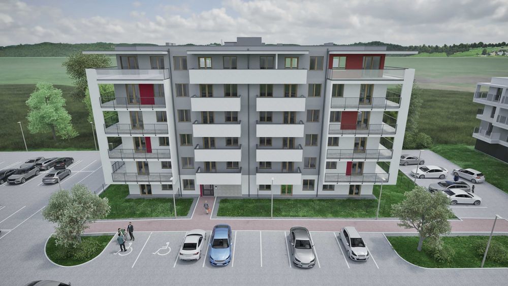 3 pokoje, mieszkanie M6 na sprzedaż- 58,65 m2, Wiśniowa Park II