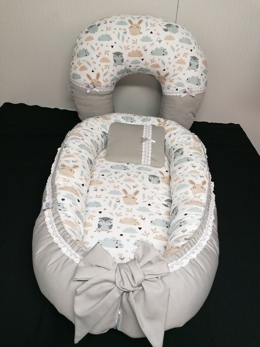 Conjunto ninho+ almofada de amamentação