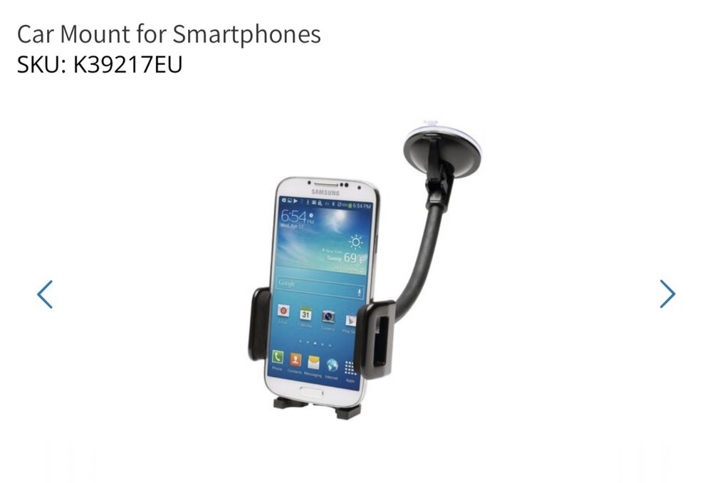 Suporte auto para telemóvel Kensington