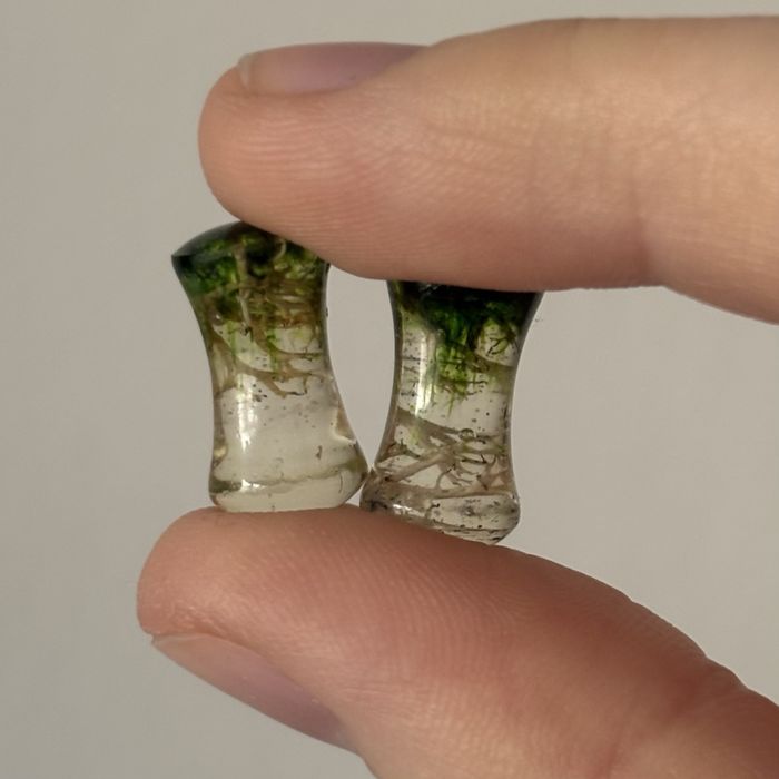 плаги ручної роботи зі смоли, розтяжки, хенд мейд