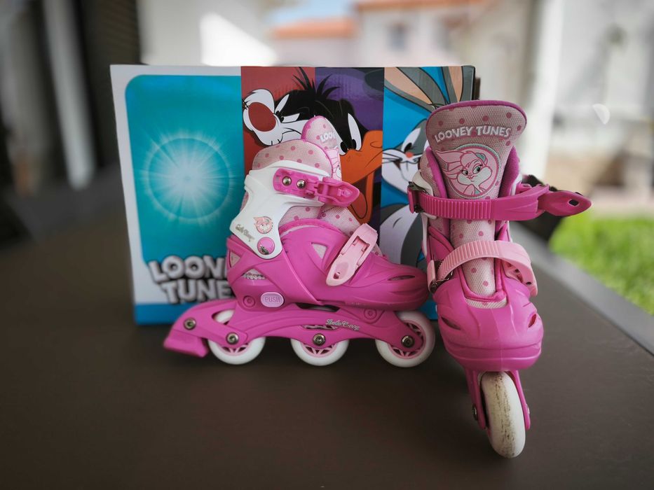Patins em linha ajustáveis