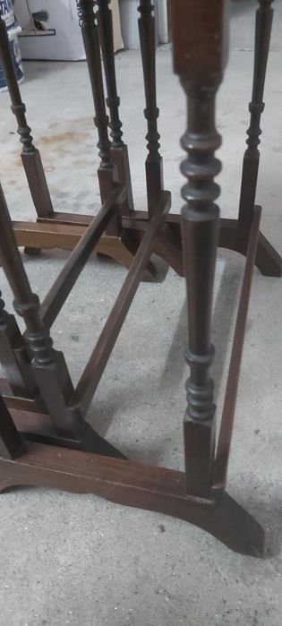 Mesa 3 níveis de madeira