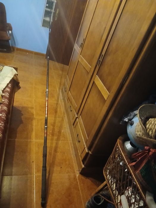 Canas de pesca em bom estado